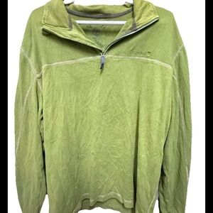 Timberland Lime Green Half-Zip Jacket